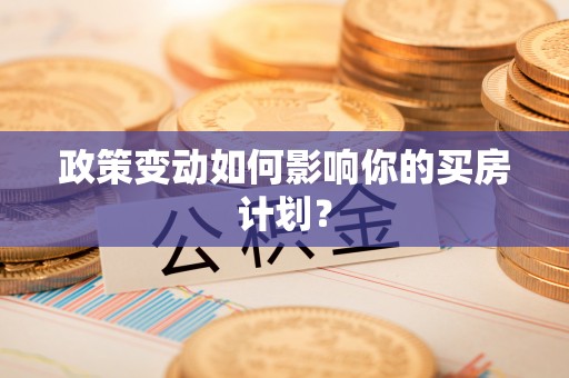 丰顺政策变动如何影响你的买房计划？