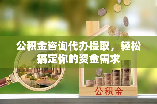 丰顺公积金咨询代办提取，轻松搞定你的资金需求
