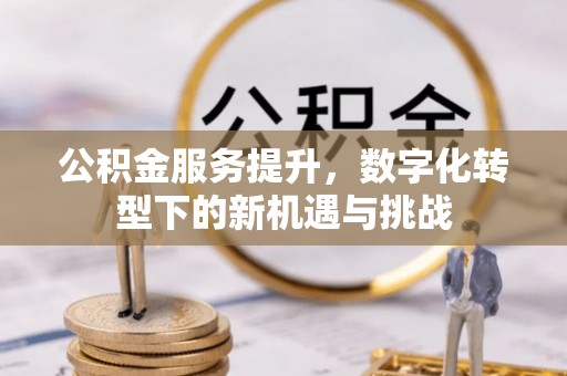 丰顺公积金服务提升，数字化转型下的新机遇与挑战