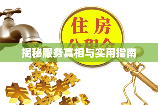 丰顺揭秘服务真相与实用指南